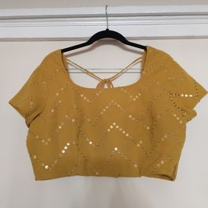Yellow Crop Top